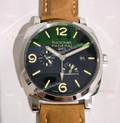 Best Chinese Replica Watches Panerai Radiomir GMT Power Reserve Black Dial Watch Pam 658